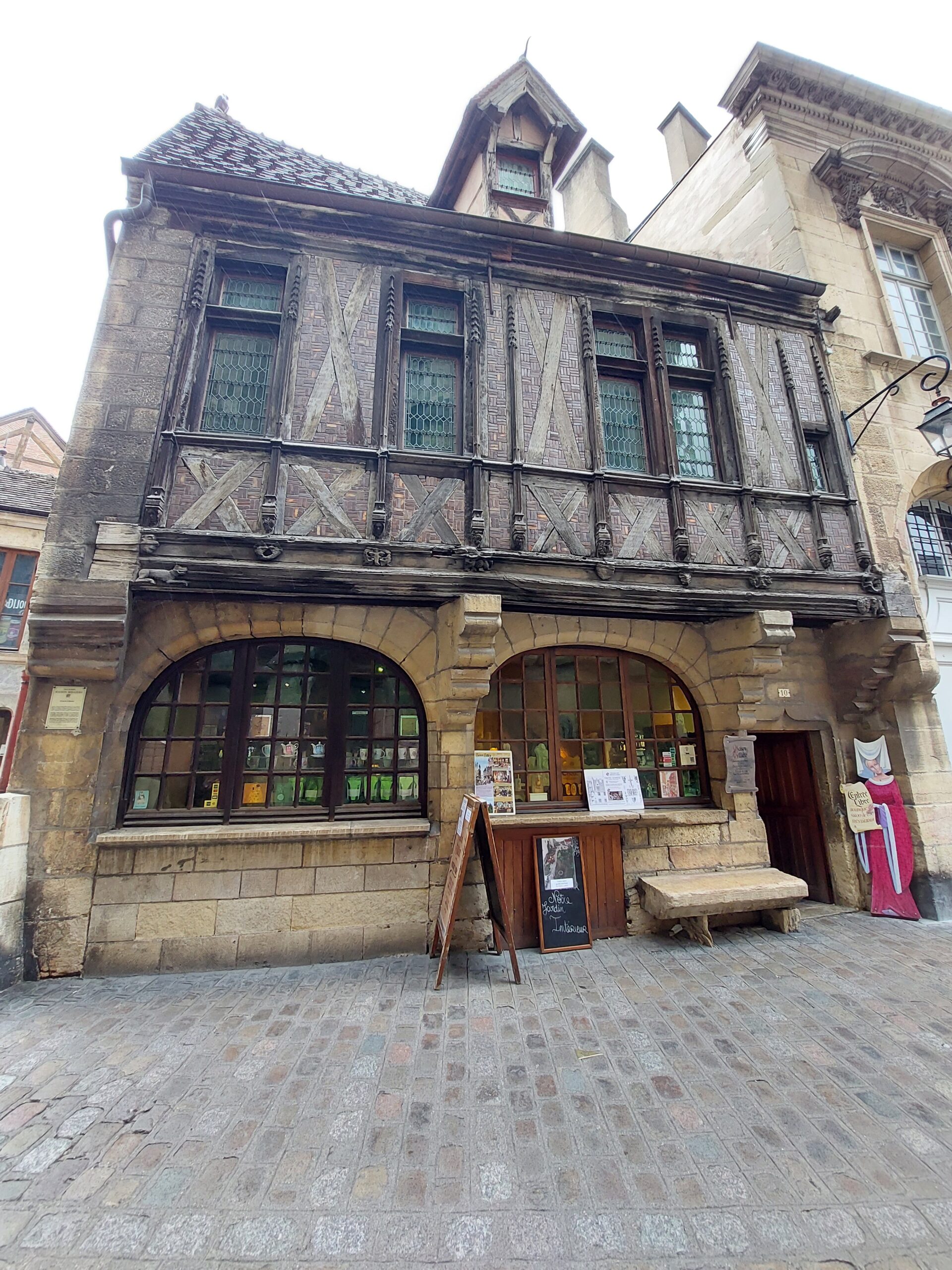 Maison Milliere casa a graticcio medievale del XV secolo in Rue de la Chouette a Digione
